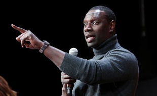 Omar Sy au 20e Festival de L'Alpe Duez, en janvier 2017.