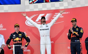 Hamilton remporte le Grand Prix du Japon.