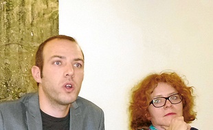 Matthieu Theurier (EELV) et Valérie Faucheux (Front de gauche).