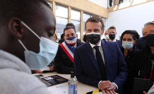 Emmanuel Macron, le 1er mars 2021.