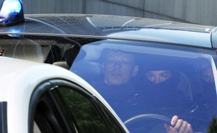 Tony Meilhon en mai 2013 lors de son transfert vers la cour d'assises de Loire-Atlantique.