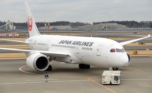 Un Boeing 787 Dreamliner de la Japan Airlines, près de Tokyo, le 15 janvier 2014