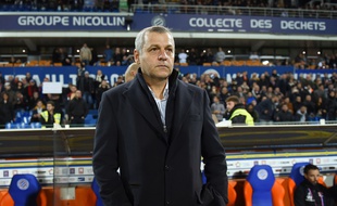 Bruno Genesio, ici lors du match Montpellier-OL avant la trêve de Noël. SYLVAIN THOMAS