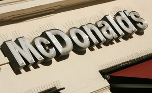 Mc Donalds. Illustration.