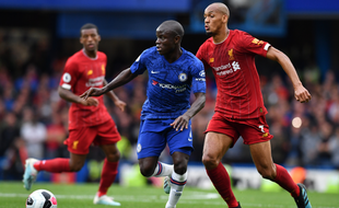 Kanté a inscrit un joli but contre Liverpool.