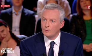 Bruno Le Maire sur le plateau de «L'Emission Politique».