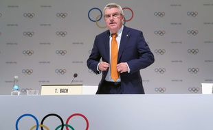 Thomas Bach lors d'une conférence de presse à Lima, le 11 septembre 2017.