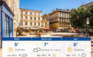 Météo Bordeaux: Prévisions du dimanche 28 novembre 2021