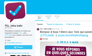 Capture d'écran du compte Twitter Info Trafic