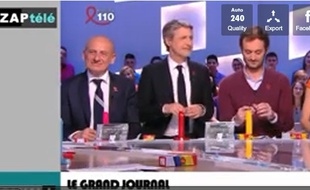 Capure d'écran du Zap Télé du jour de 20 Minutes
