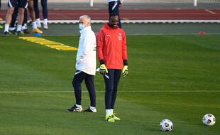 Didier Deschamps et Steve Mandanda