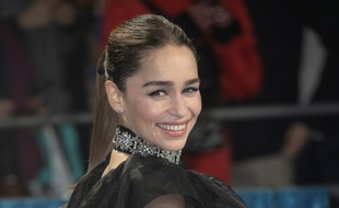 L'actrice Emilia Clarke à l'avant-première de Last Christmas à Londres