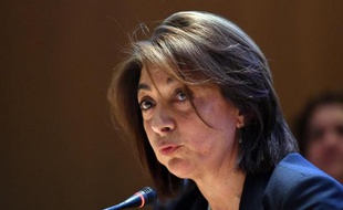 Martine Vassal (UMP) élue présidente des Bouches-du-Rhônes, le 2 avril 2015 à Marseille