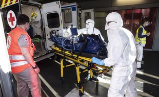 Un transfert de patient à Strasbourg.