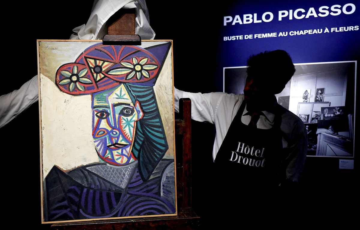 Pablo Picasso : Un portrait retrouvé de Dora Maar, compagne du peintre, a été dévoilé à l'Hôtel Drouot de Paris