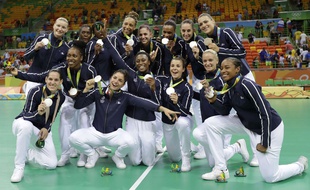 Les Françaises du hand en argent, à Rio
