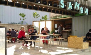 Le bar Samba, au beau milieu de 9 000m² de plein air