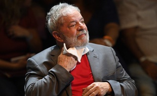 L'ancien président brésilien Luiz Inacio Lula da Silva, le 2 avril 2018, à Rio de Janeiro, au Brésil.