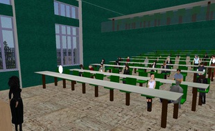 Des étudiants de Lyon-III ont reçu des cours de droit dans l'univers de Second Life et ont obtenu un certificat.