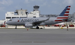 Illustration d'un avion de l'American Airlines.