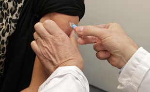 Vaccination contre la grippe saisonnière (illustration).