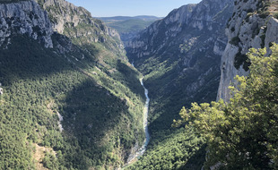 Illustration des gorges du Verdon.