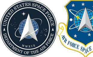 Le logo de la Force de l'espace américaine ressemble à celui de la Starfleet.