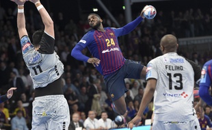 Lors du quart de finale aller entre Nantes et Barcelone