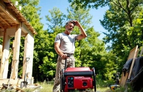 Panne ou chantier ? Ce groupe électrogène Mecafer 3000 W est à 369€ chez Castorama
