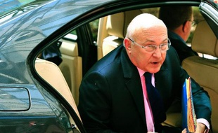 Le ministre français des Finances Michel Sapin, le 5 mai 2014 à Bruxelles