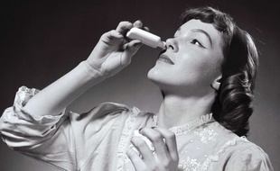 Illustration spray nasal