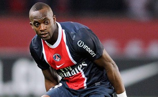 Mohamed sissoko, le milieu de terrain du PSG, lors du match contre Rennes, le 13 mai 2012.