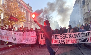 Manifestation contre la réforme des retraites du 5 décembre 2019 à Bordeaux