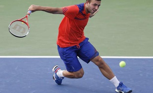 Le Britannique Daniel Evans à l'US Open, le 29 août 2013