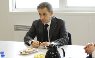 Nicolas Sarkozy à Armentières, le 25 mars 2015.