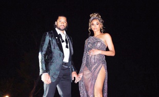 Le joueur de football américain Russell Wilson et la chanteuse Ciara
