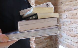 Don de livres. Illustration.