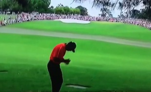 Tiger Woods a connu quelques déboires sur le parcours d'Augusta