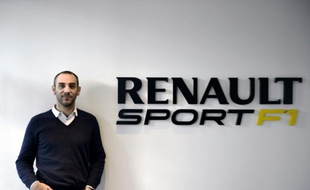 Le directeur général de Renault Sport F1, Cyril Abiteboul, le 18 décembre 2014 à Viry-Châtillon, en région parisienne