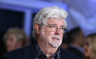 Le réalisateur George Lucas à la première hollywoodienne de Solo: A Star Wars Story