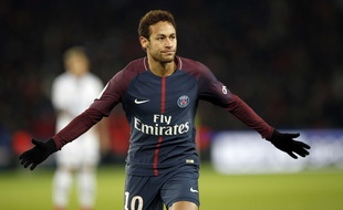 Neymar, lors de PSG-Troyes, le 29 novembre 2017.