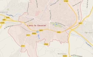 Carte de Lons-le-Saunier