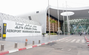 L'entrée de l'aéroport de Marrakech, au Maroc. (archives)