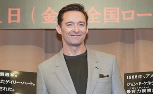 L'acteur Hugh Jackman au Japon