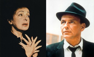 Edith Piaf et Frank Sinatra.