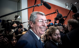 Patrick Balkany, maire LR de Levallois, le 13 mai 2019 au Tribunal de Grande Instance de Paris-Clichy-Batignolles, Paris