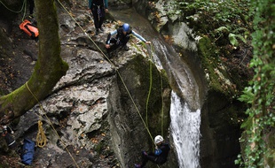 Le canyon du Furon (Isère).