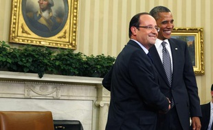 François Hollande et Barack Obama, le 18 mai 2012, à Washington.