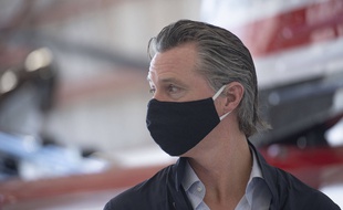 Le gouverneur de Californie, Gavin Newsom, le 9 juillet 2020.