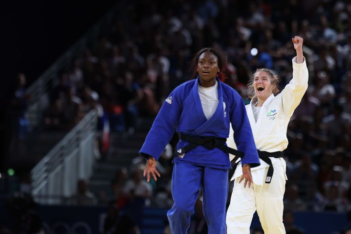 Clarence Agbegnenou est incrédule après sa défaite en demi-finale ce mardi.